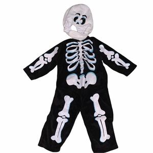 Baby Skeleton Halloween Costume. Sz. 12-18 Mos.